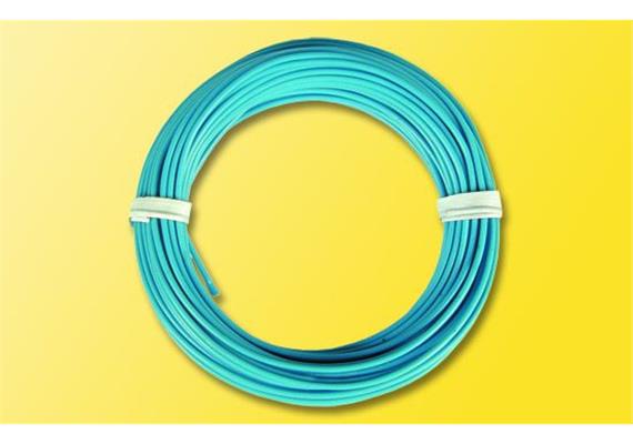 10 m Kabelring 0,14 mm², blau