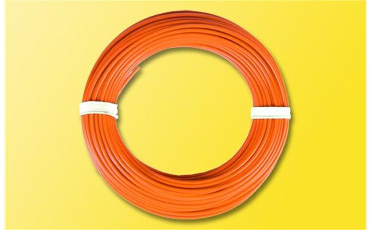 10 m Kabelring 0,14 mm², orange