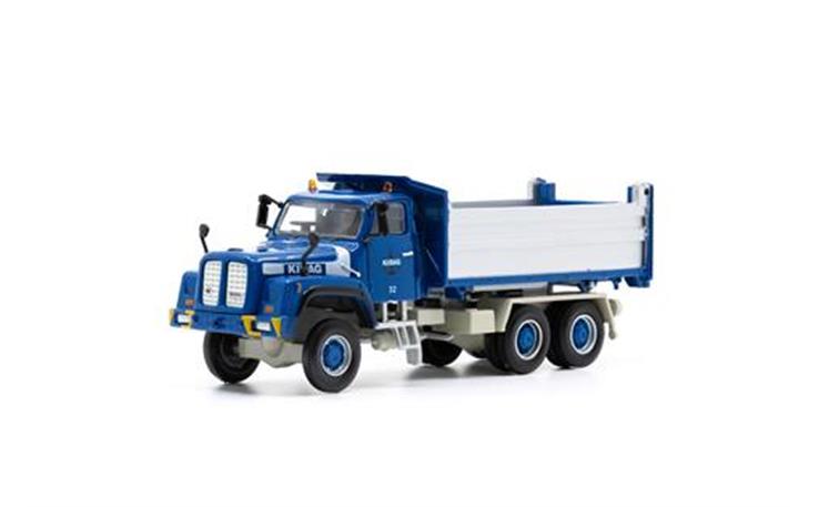 ACE 002333 Saurer D330N 6x6 Kipper KIBAG blau 1/87