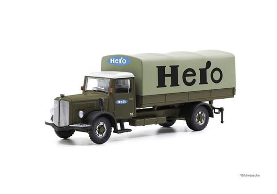 ACE 002367 Saurer S4C Hero Lenzburg1/87 ** Exclusivmodell Schweiz **