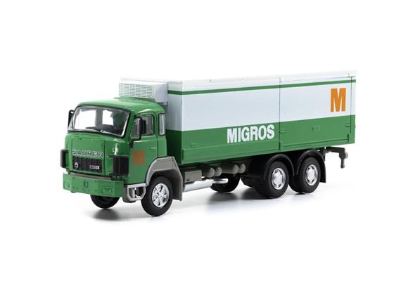 ACE 002389 Saurer D330B F6x2 Frigo Migros 1/87 *** Exclusivmodell Schweiz ***