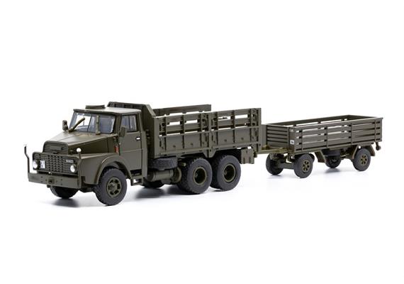 ACE 005134 Henschel LKW HS 3-14 mit Infanterieanhänger offen "Schweizer Armee" 1/87