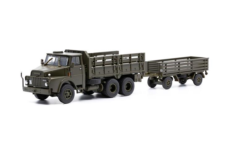 ACE 005134 Henschel LKW HS 3-14 mit Infanterieanhänger offen "Schweizer Armee" 1/87