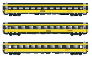 Acme 55174 Personenwagen-Set 3-tlg RegioJet, H0