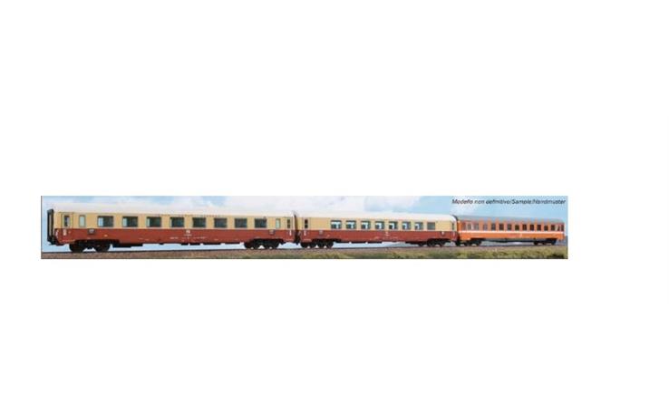 ACME 90240 Personenwagen-Set II 3-tlg "Lemano" TEE FS, H0