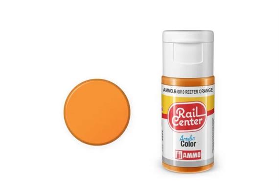 AMMO R-0010 Reefer-Orange, Acrylfarbe, 20ml