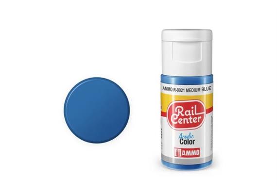 AMMO R-0021 Mittelblau, Acrylfarbe, 20ml