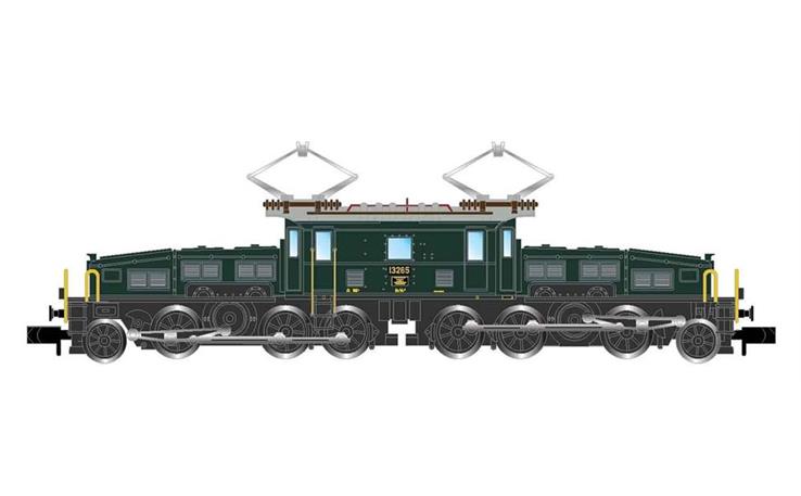 Arnold HN2432 E-Lok Be 6/8 II Krokodil grün SBB, Spur N