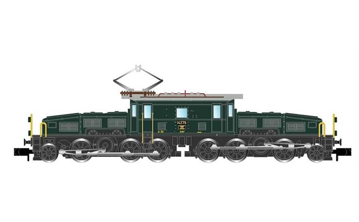 Arnold HN2433D E-Lok Ce 6/8 II Krokodil grün SBB, Spur N Digital