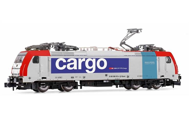 Arnold HN2459D E-Lok BR 186 SBB Cargo/Railpool, Spur N Digital