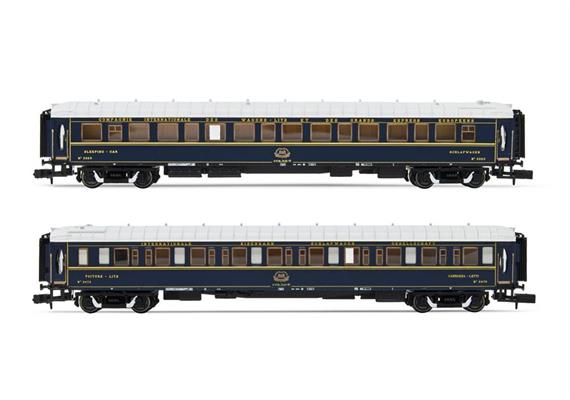 Arnold HN4400 Schlafwagen-Set 2-tlg "Venice Simplon Orient Express" VSOE, Spur N