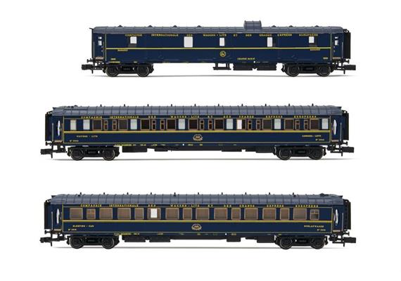 Arnold HN4401 Reisezugwagenset 3-tlg "Train Bleu" CIWL, Spur N