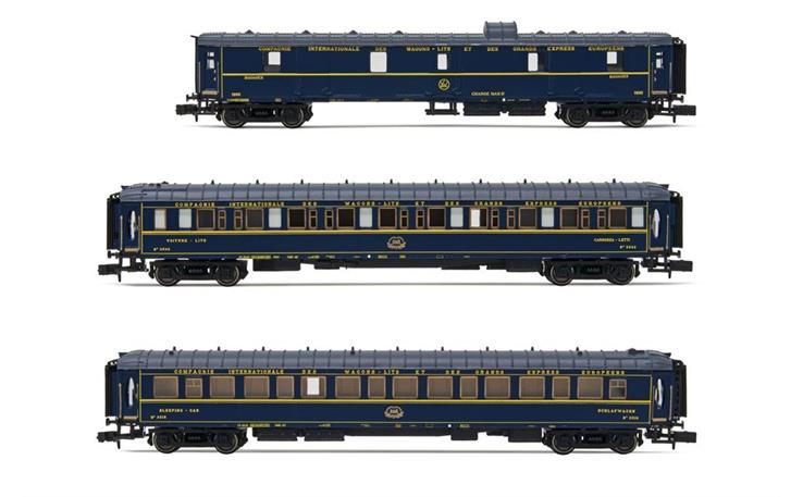 Arnold HN4401 Reisezugwagenset 3-tlg "Train Bleu" CIWL, Spur N