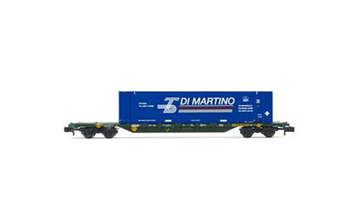 Arnold HN6485 Containerwagen Sgss mit 45' Container „DI MARTINO" FS/CEMAT, Spur N