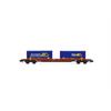 Arnold HN6486 Containerwagen Sgnss mit 2x22 Dani Trasporti FS, Spur N