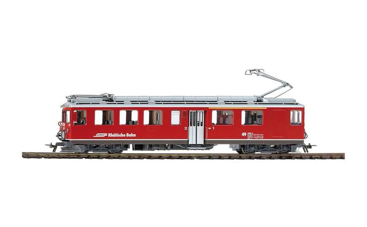 Bemo 1266143 RhB ABe 4/4 43 Berninabahntriebwagen rot/braun, H0m