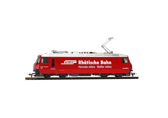 Bemo 1359174 RhB Ge 4/4 III 644 "RhB" Versuchslackierung roter Rahmen mit Sound