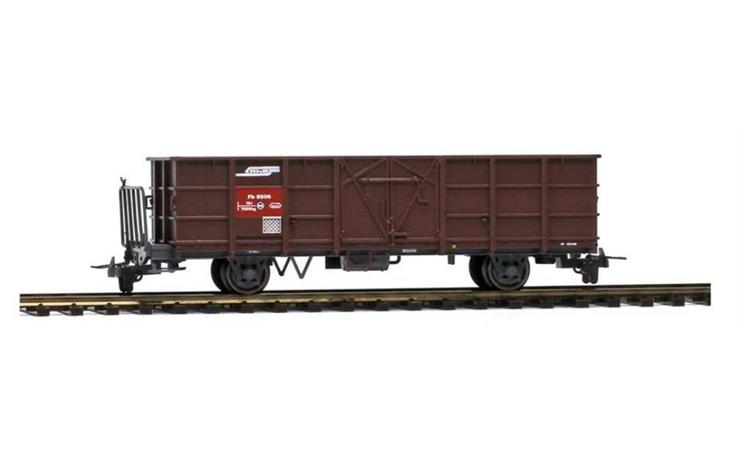 Bemo 2255116 RhB Fb 8506 Hochbordwagen braun, H0m