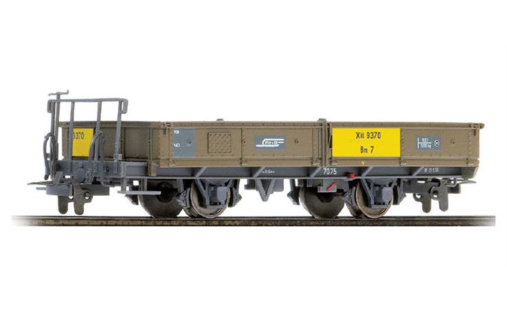 Bemo 2257190 RhB Xk 9370 Bm7 Niederbordwagen, H0m