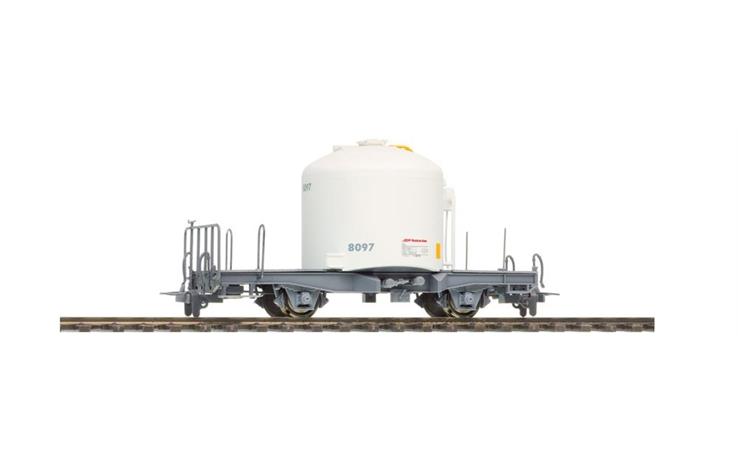 Bemo 2260166 RhB Uc 8086 Zementwagen weiss, H0m