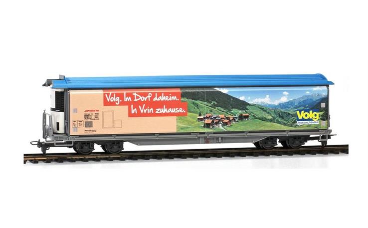 Bemo 2288 162 Volg-Schiebewandwagen RhB Haikqq-uy 5162 "Vrin", H0m