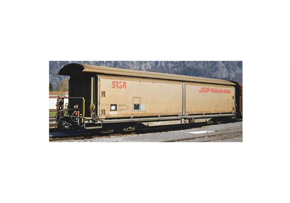 Bemo 2288117 RhB Hai-tvz 5137 Schiebewandwagen, H0m