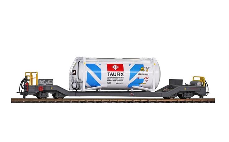 Bemo 2289141 RhB Sb-v 7721 Tragwagen mit Streusalz-Container "Taufix", H0m