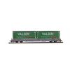 Bemo 2291170 RhB R-w 8380 Tragwagen mit Container "Valser", H0m