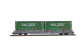 Bemo 2291170 RhB R-w 8380 Tragwagen mit Container "Valser", H0m