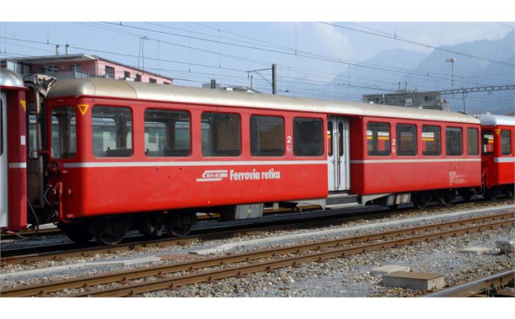 Bemo 3245122 Mitteleinstiegswagen B 2302, RhB, H0m