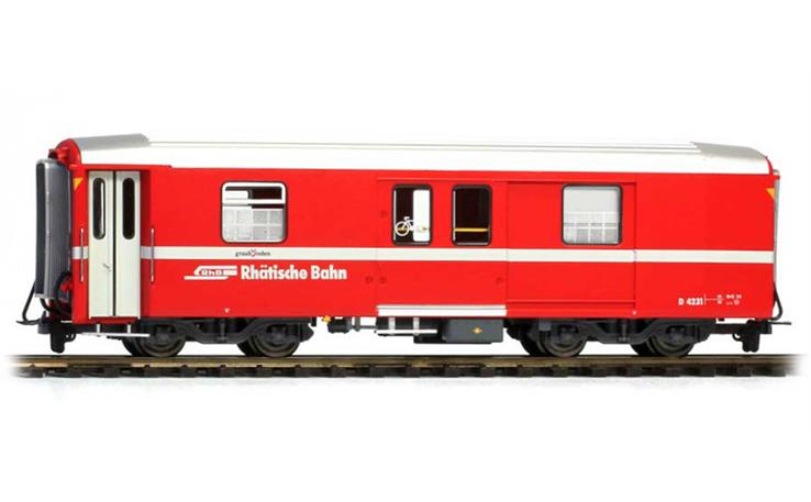 Bemo 3248163 RhB D 4231 Packwagen, H0m