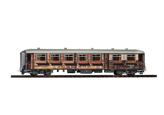 Bemo 3262171 RhB Gesellschaftswagen WR-S 3821 "STIVA RETICA", H0m