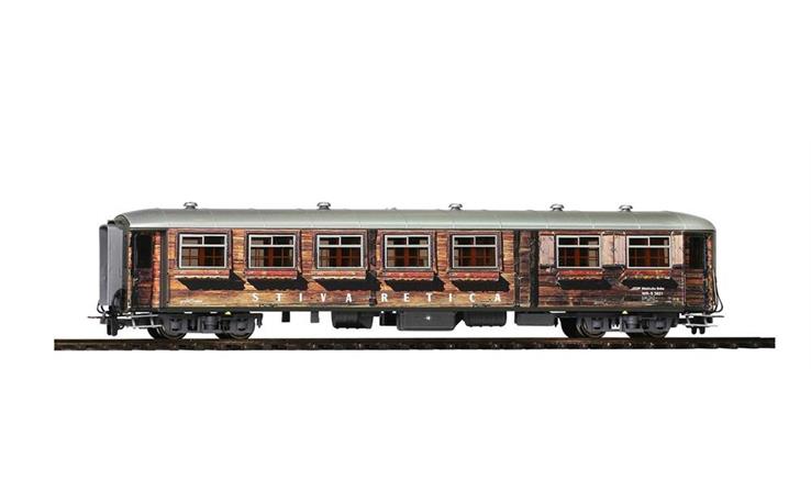 Bemo 3262171 RhB Gesellschaftswagen WR-S 3821 "STIVA RETICA", H0m