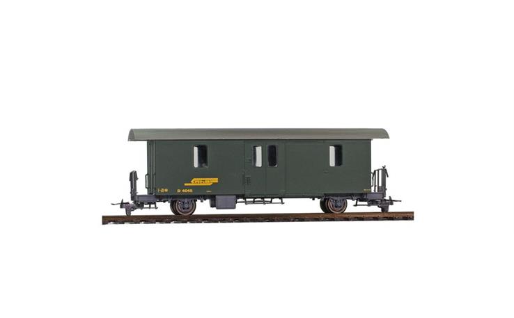 Bemo 3265115 RhB D2 4045 Packwagen grün, H0m