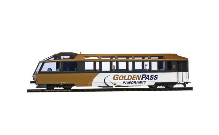 Bemo 3297316 MOB Ast 116 "GoldenPass Panoramic" Panorama-Steuerwagen