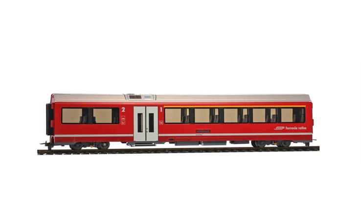 Bemo 3298122 RhB AB 572 01 AGZ Mittelwagen mit Innenbeleuchtung, H0m