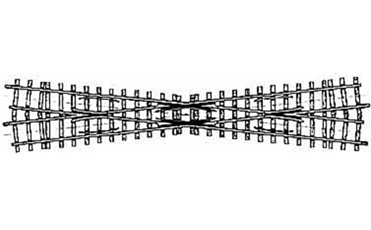 Bemo 4218000 12 ° Kreuzung HOm, 220 mm