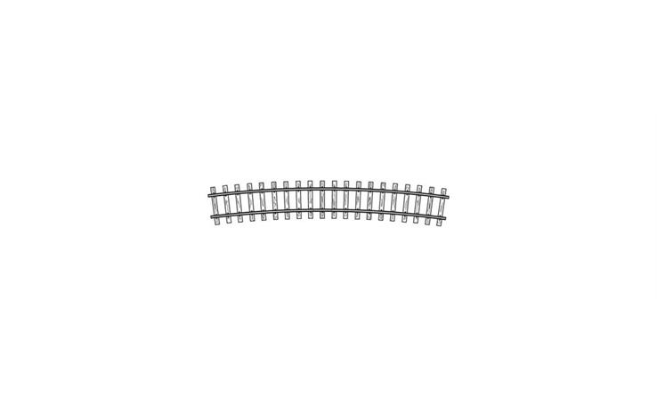 Bemo 4294567 gebogenes Gleis, R 520 mm, 15° ´HOm Code 70, VPE 10