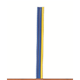 Brawa 3172 Flachbandkabel, blau, blau, gelb, 0.14 mm², 5 m