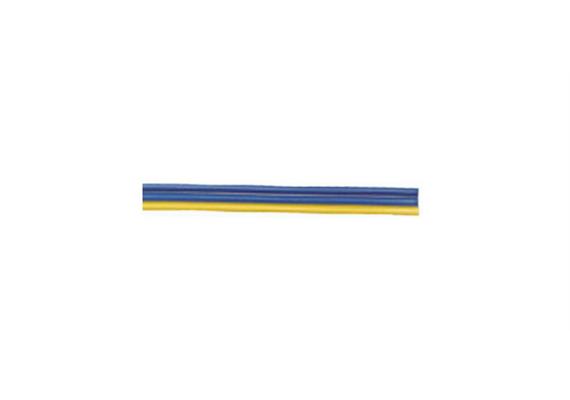 Brawa 32392 Flachbandlitze blau/blau/gelb 25m