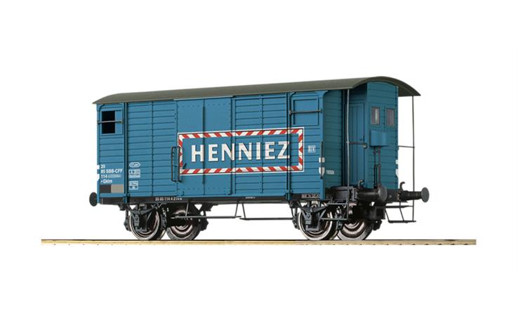 Brawa 47882 Güterwagen Gklm Henniez SBB, H0