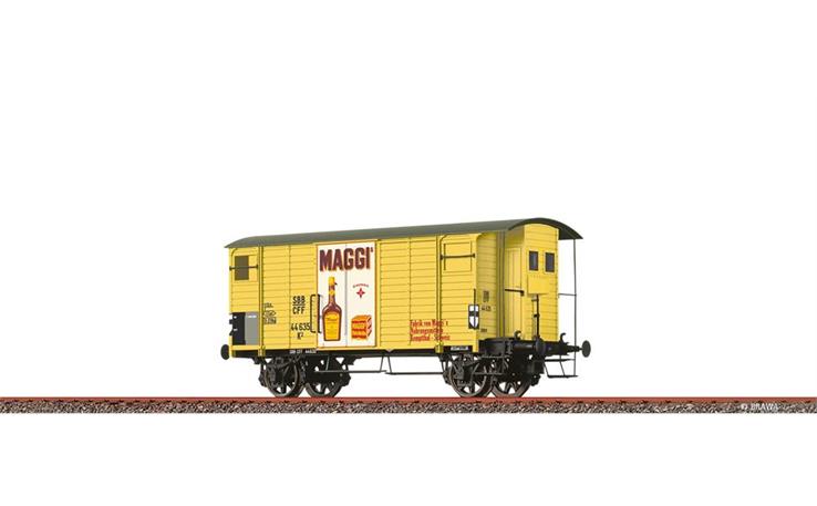 Brawa 47895 Gedeckter Güterwagen K2 Maggi SBB, H0