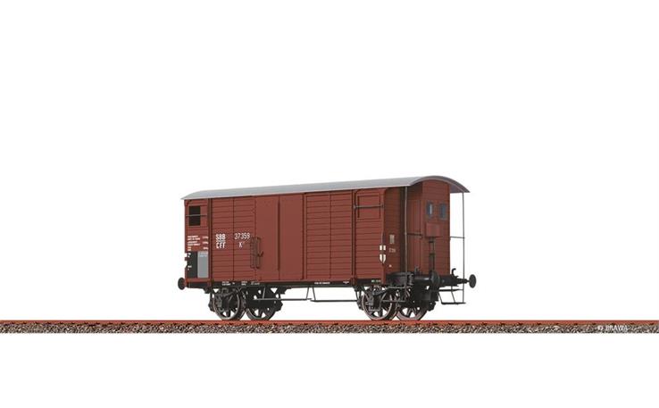 Brawa 47900 Gedeckter Güterwagen K2 SBB, H0