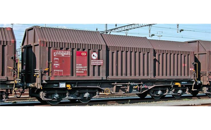 Brawa 51015 Teleskophaubenwagen Shimms SBB, H0