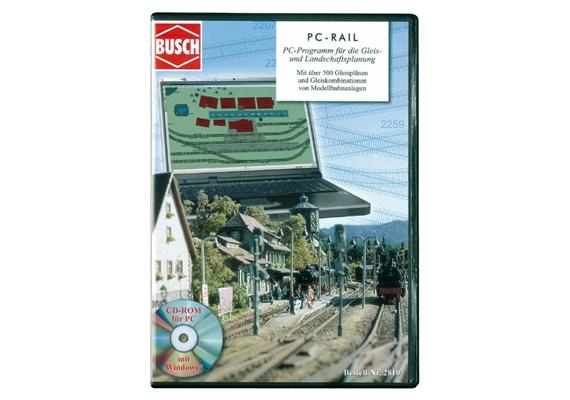 Busch 2810 PC-Rail für Windows - Gleis- und Landschaftsplanung Software