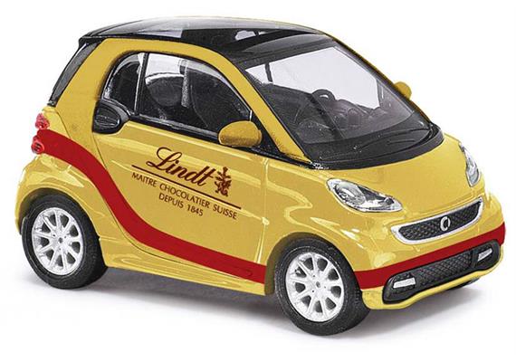 Busch 46205 Smart Fortwo 2012 "Lindt" gold 1/87