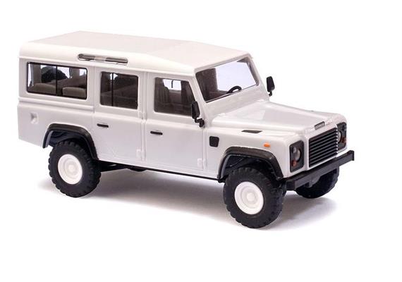 Busch 50300 Land Rover Defender Weiss, 1/87