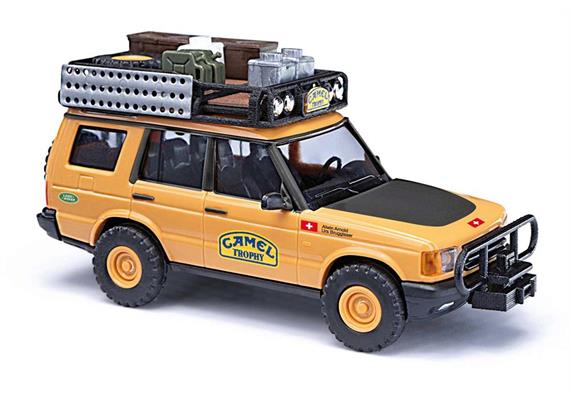 Busch 51938 Land Rover Discovery, Camel Trophy 92 Team Schweiz 1/87