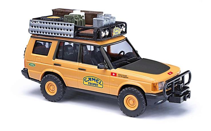 Busch 51938 Land Rover Discovery, Camel Trophy 92 Team Schweiz 1/87