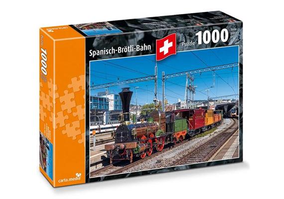 Carta Media 07280 Spanisch Brötli Bahn Puzzle 1000 Teile